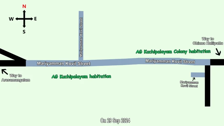 A.G.Kuchipalayam Roadmap