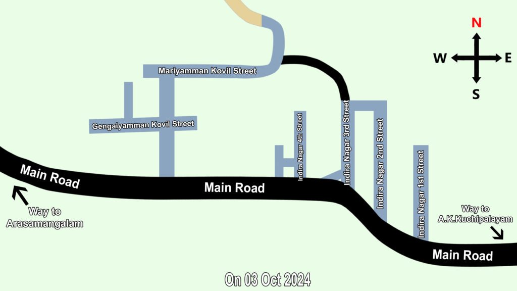 Arasamangalam Colony Roadmap-1
