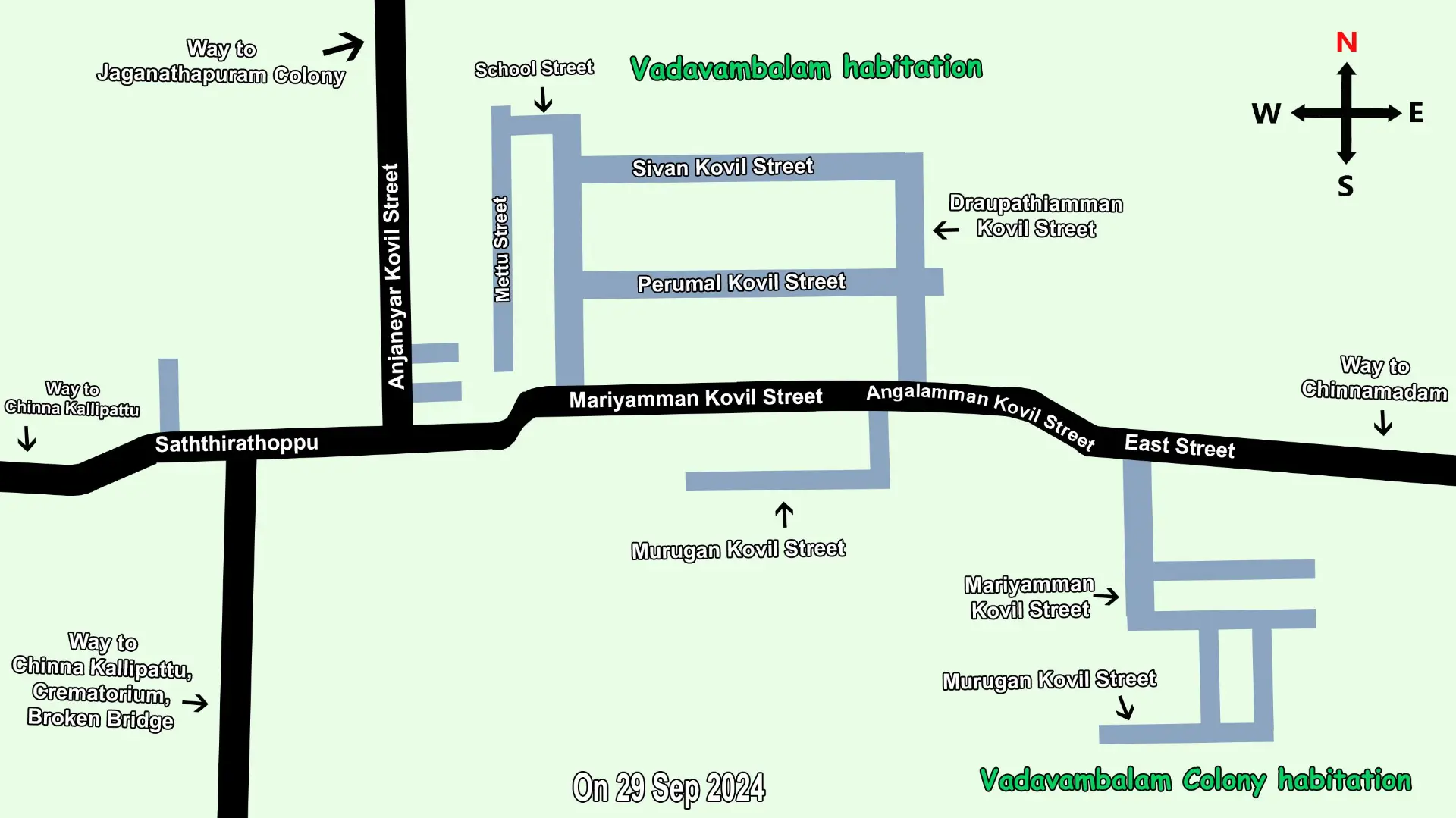 Vadavambalam Roadmap
